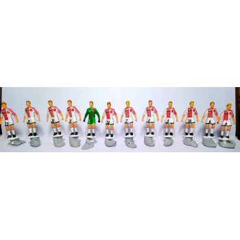 Subbuteo Andrew Table Soccer Denmark 1986 World Cup Team away kit only twelve figures 